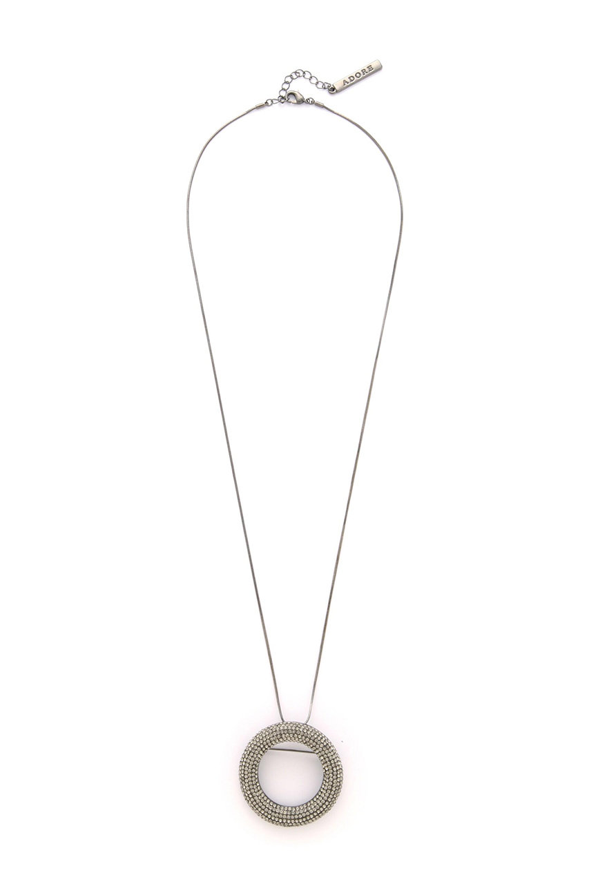 ADORE クリスタルシェイドサークルブローチ (ブラック, -) アドーア ELLE SHOP ADORE クリスタルシェイドサークルブローチ (ブラック, -) アドーア ELLE SHOP