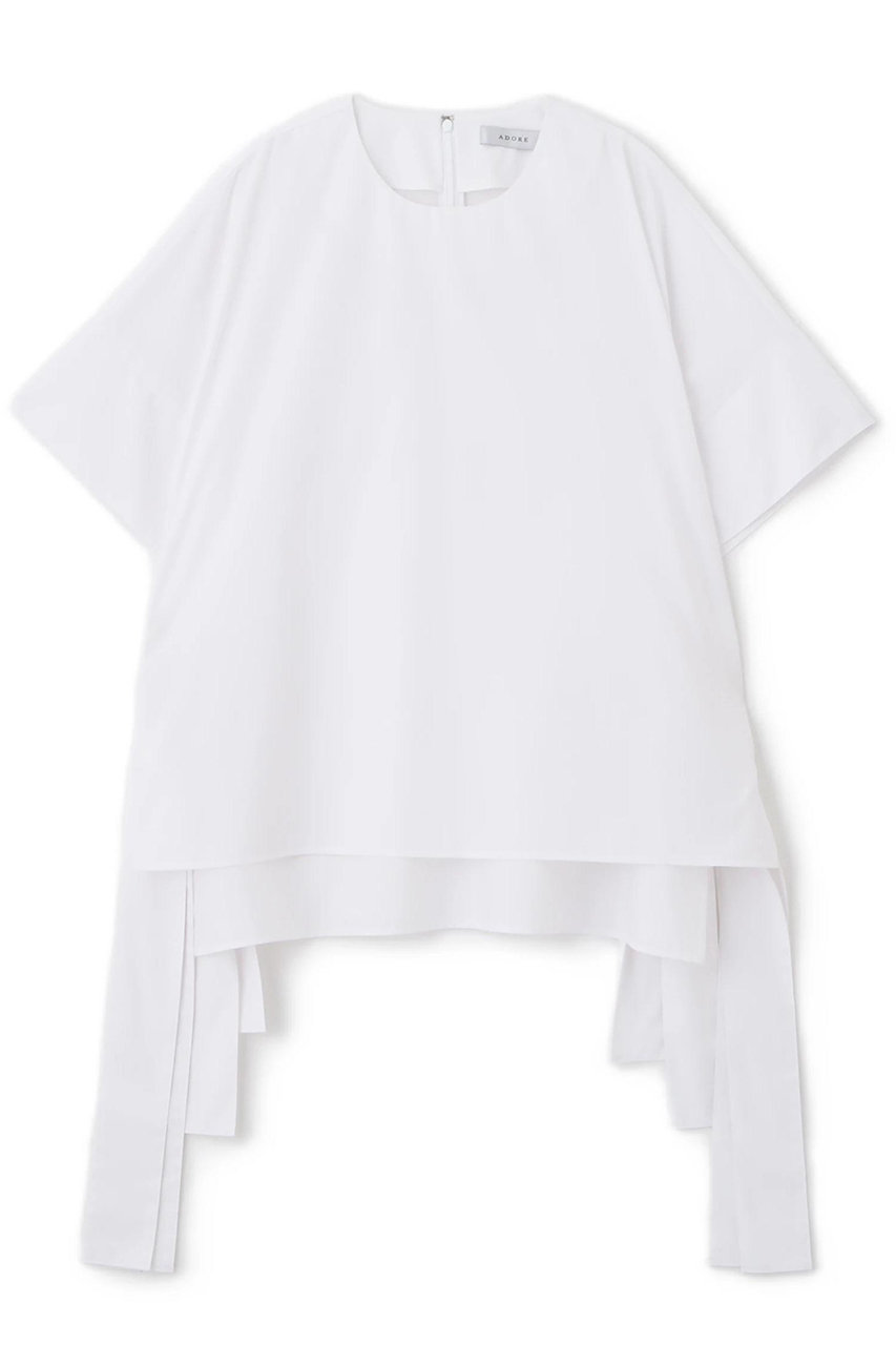 ADORE コンパクトコットンブラウス (ホワイト, 38) アドーア ELLE SHOP ADORE コンパクトコットンブラウス (ホワイト, 38) アドーア ELLE SHOP