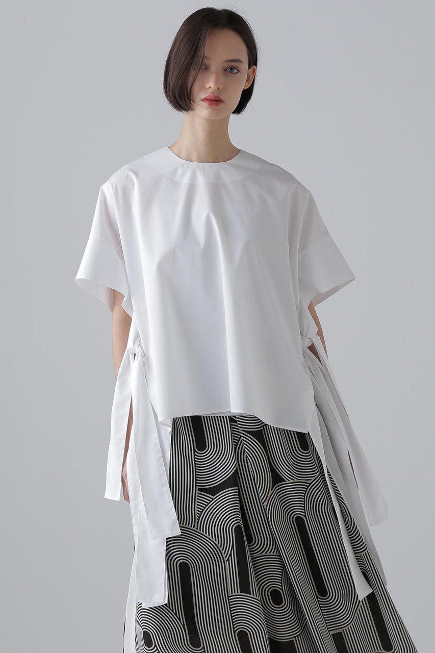 ADORE(アドーア)｜コンパクトコットンブラウス/ホワイト の通販