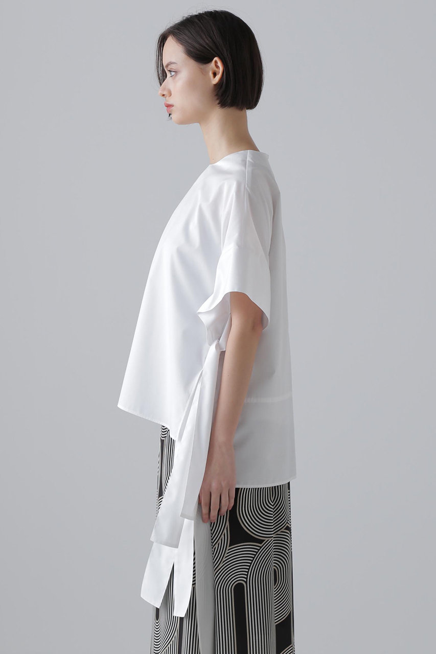 ADORE 新品未使用タグ付ブラウス　店頭販売中 ADORE(アドーア)｜コンパクトコットンブラウス/ホワイト の通販