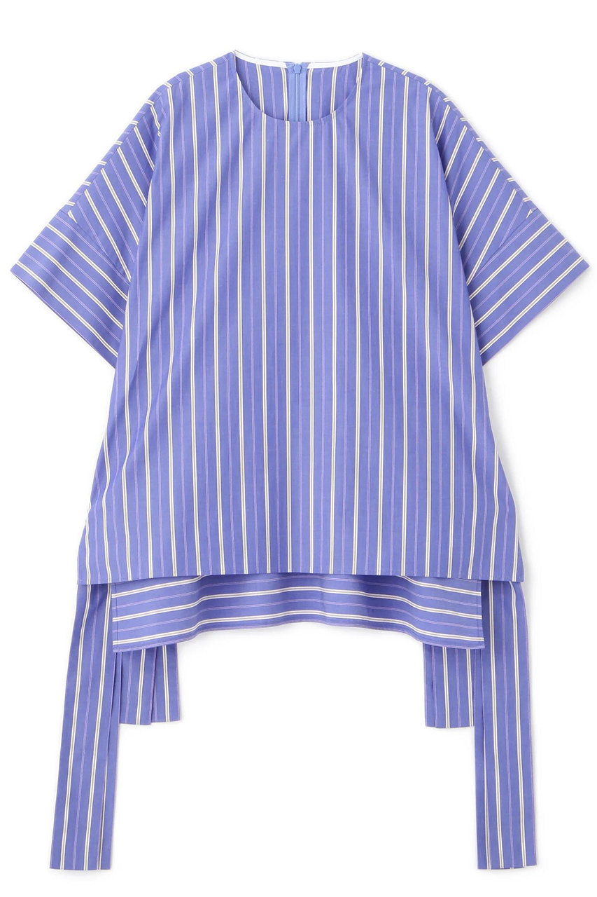 ADORE コンパクトコットンブラウス (ブルー, 38) アドーア ELLE SHOP ADORE コンパクトコットンブラウス (ブルー, 38) アドーア ELLE SHOP