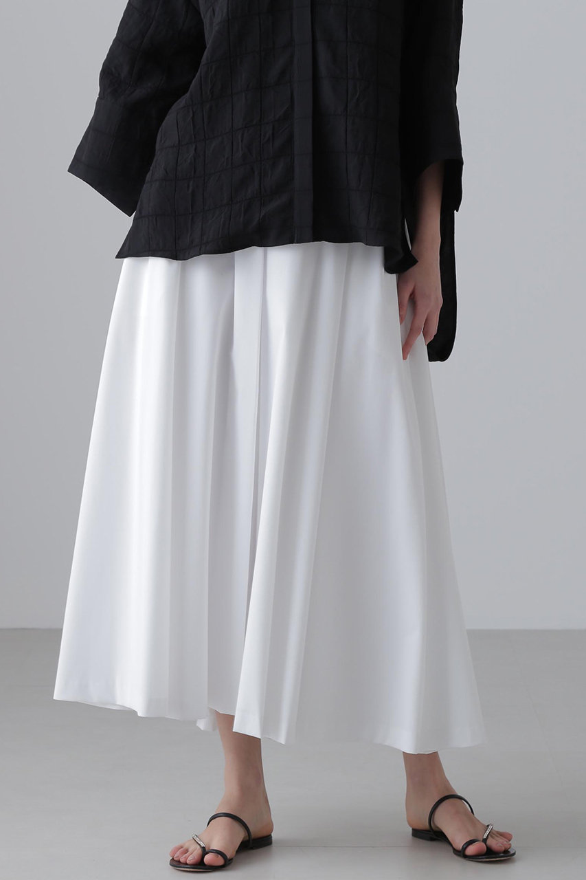 ADORE(アドーア)｜クリアコットンスカート/ホワイト の通販｜ELLESHOP