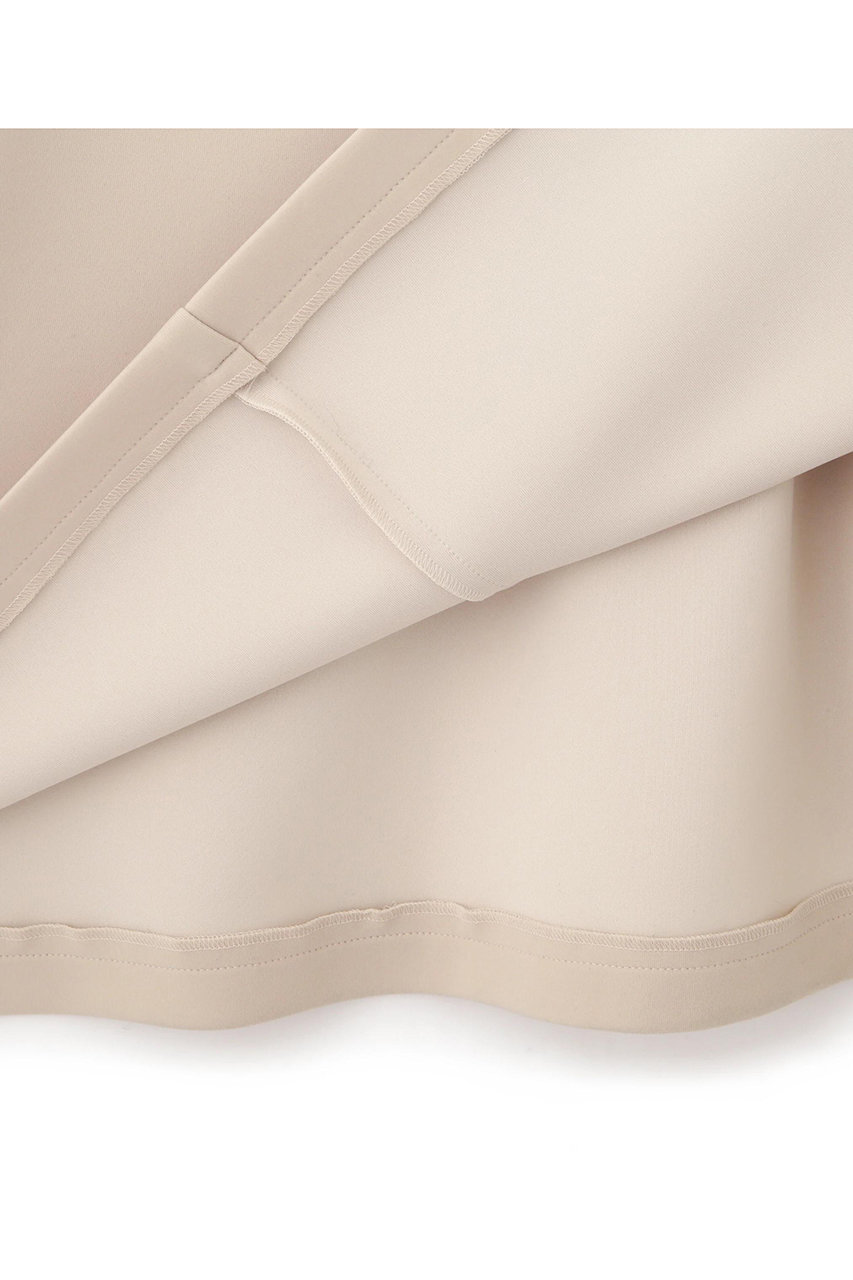 ADORE(アドーア)｜マットストレッチダンボールワンピース/ベージュ の