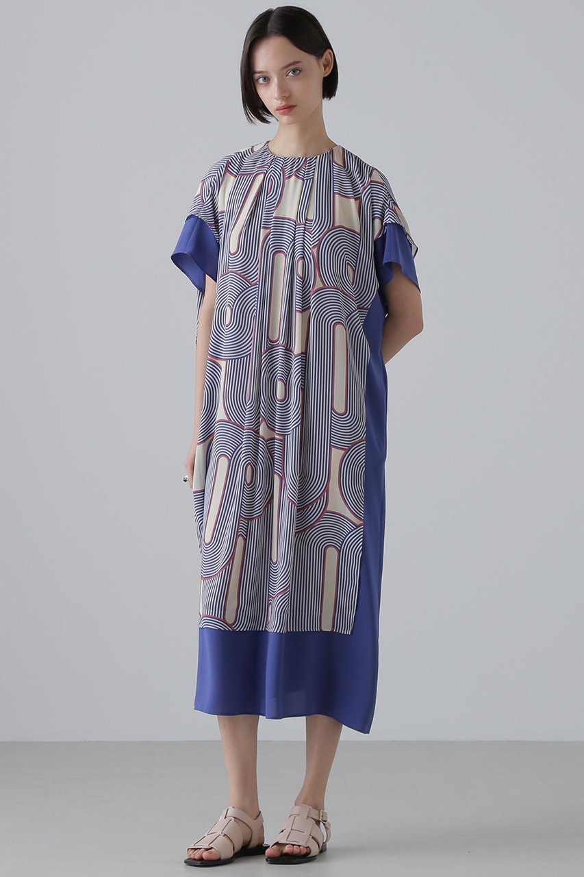 ADORE アドーア　青色ワンピース UNiPH＞ファンクショナルクロスワンピース | ADORE（アドーア