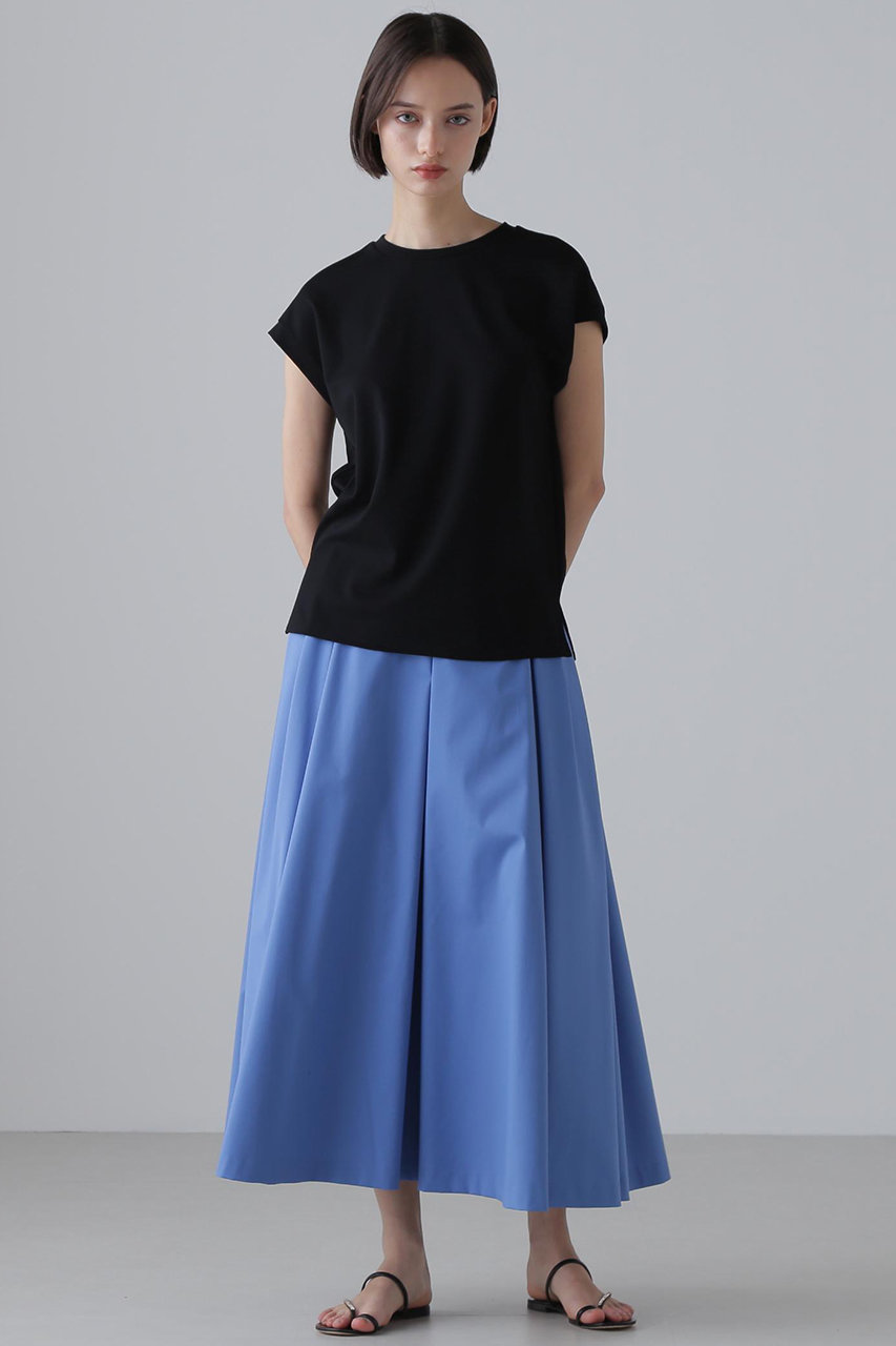 ADORE(アドーア)｜ストレッチポンチカットソー/ブラック の通販