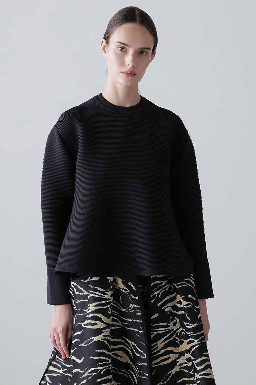 ADORE(アドーア)｜＜20周年記念＞フレアニットプルオーバー/ブラック