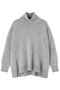 ウールカシミヤニットタートル アドーア/ADORE グレー