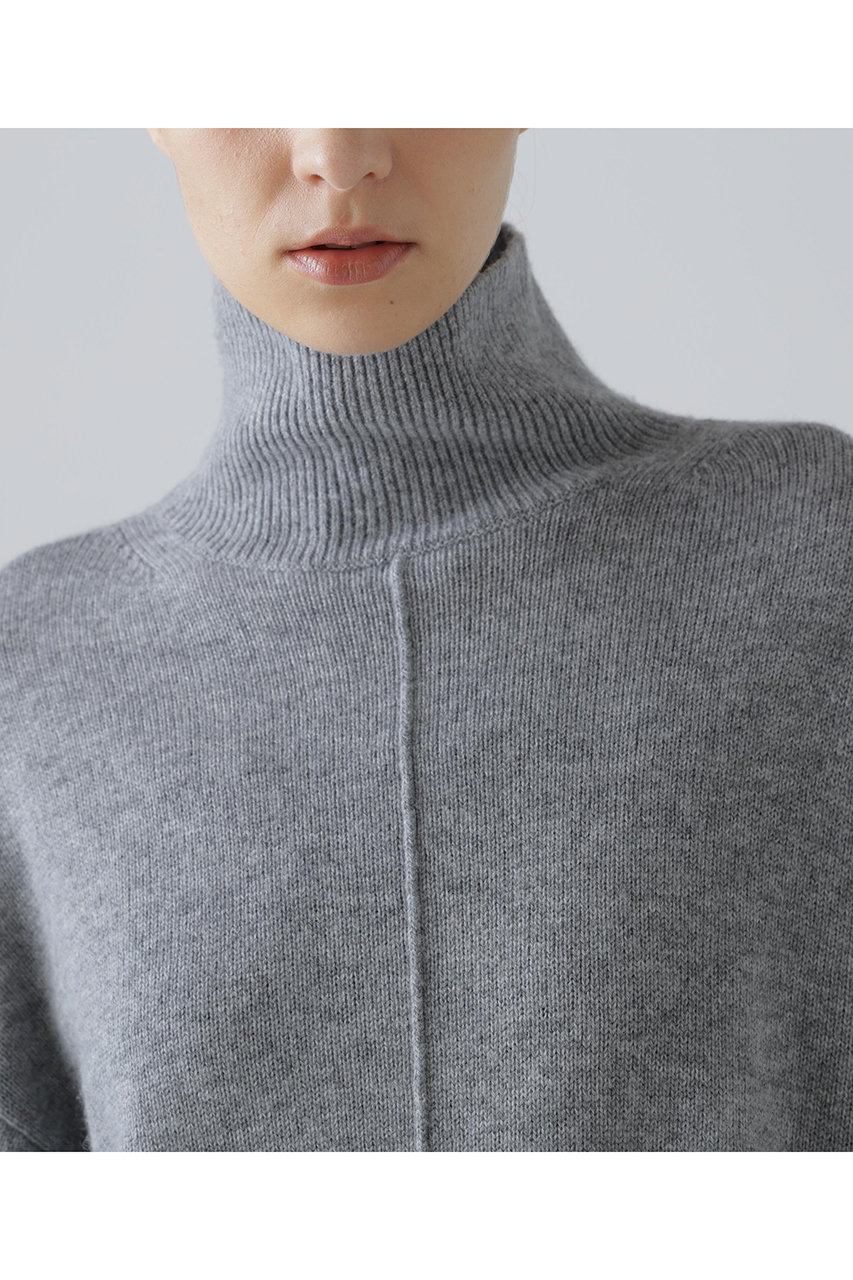 ADORE(アドーア)｜ウールカシミヤニットタートル/グレー の通販