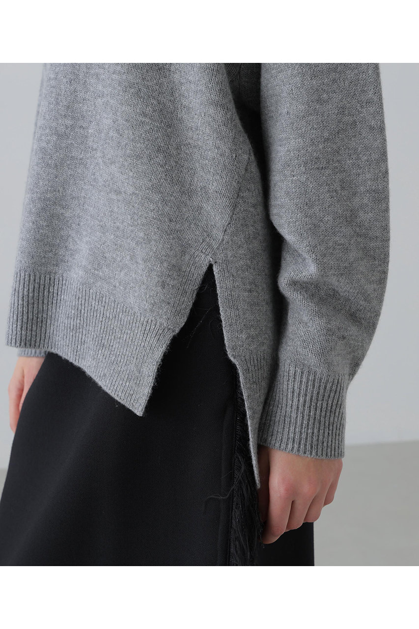 ADORE(アドーア)｜ウールカシミヤニットタートル/グレー の通販