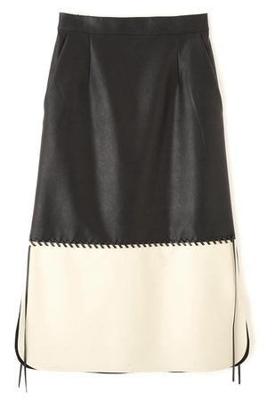 アドーア/ADOREの【予約販売】◆レースアップフェイクレザースカート(110700/110703)