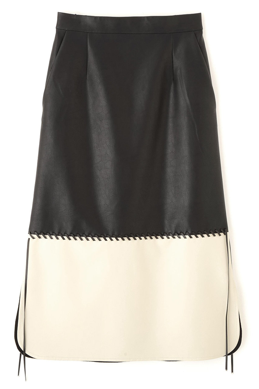 ADORE(アドーア)｜【予約販売】◇レースアップフェイクレザースカート