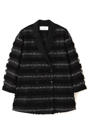 アドーア/ADOREの【予約販売】◆チャンキーテープボーダージャケット(110800/110801)