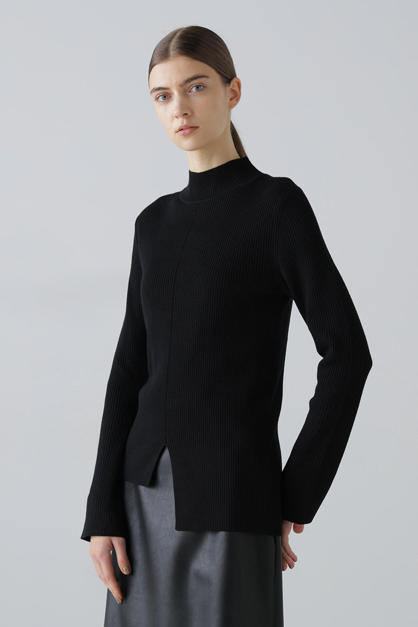 ADORE(アドーア)｜【予約販売】◇ダブルリブニット/ブラック の通販