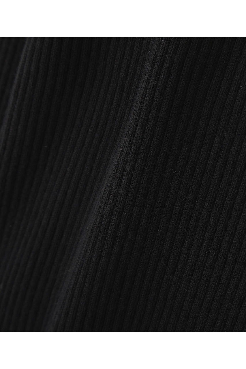 ADORE(アドーア)｜◇ダブルリブニット/ブラック の通販｜ELLESHOP