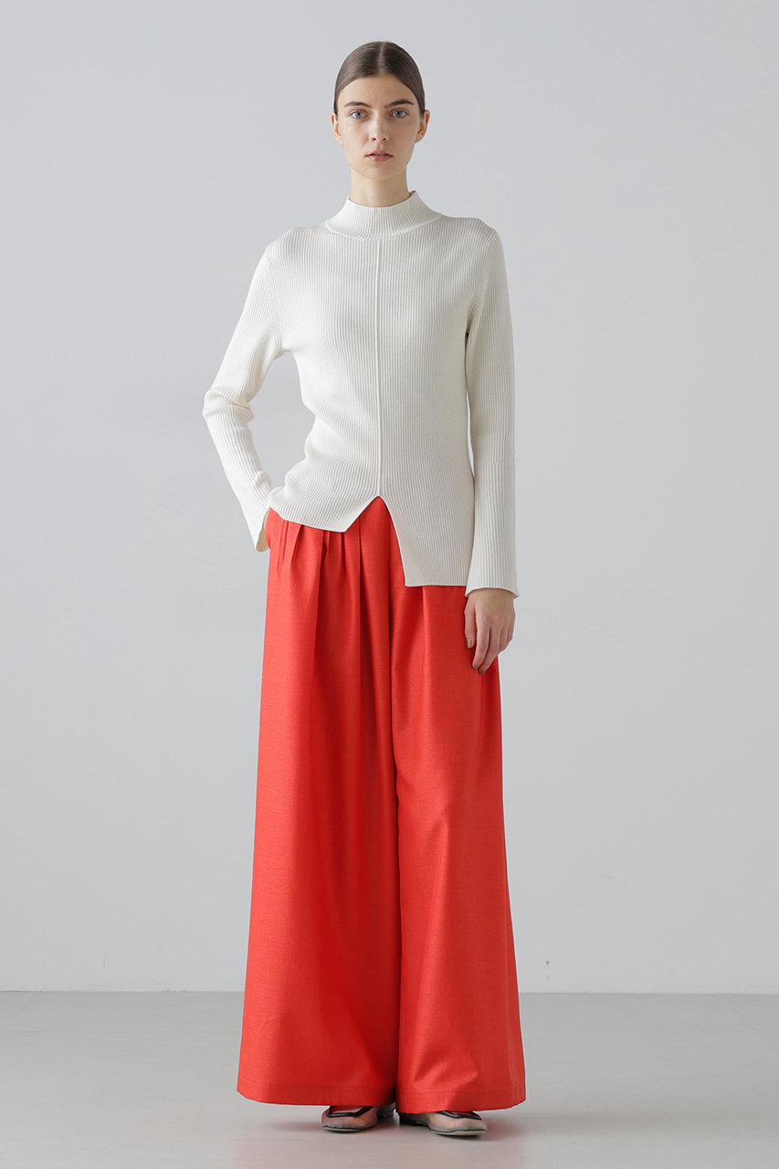 ADORE(アドーア)｜【予約販売】◇ダブルリブニット/ホワイト の通販