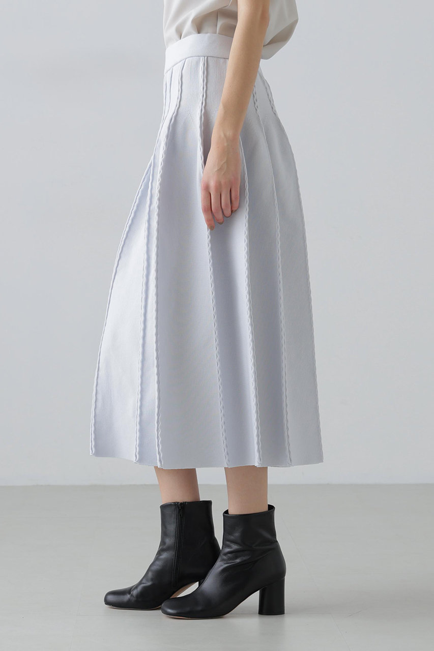 ADORE(アドーア)｜【予約販売】◇アルチザンニットスカート/ブルー の