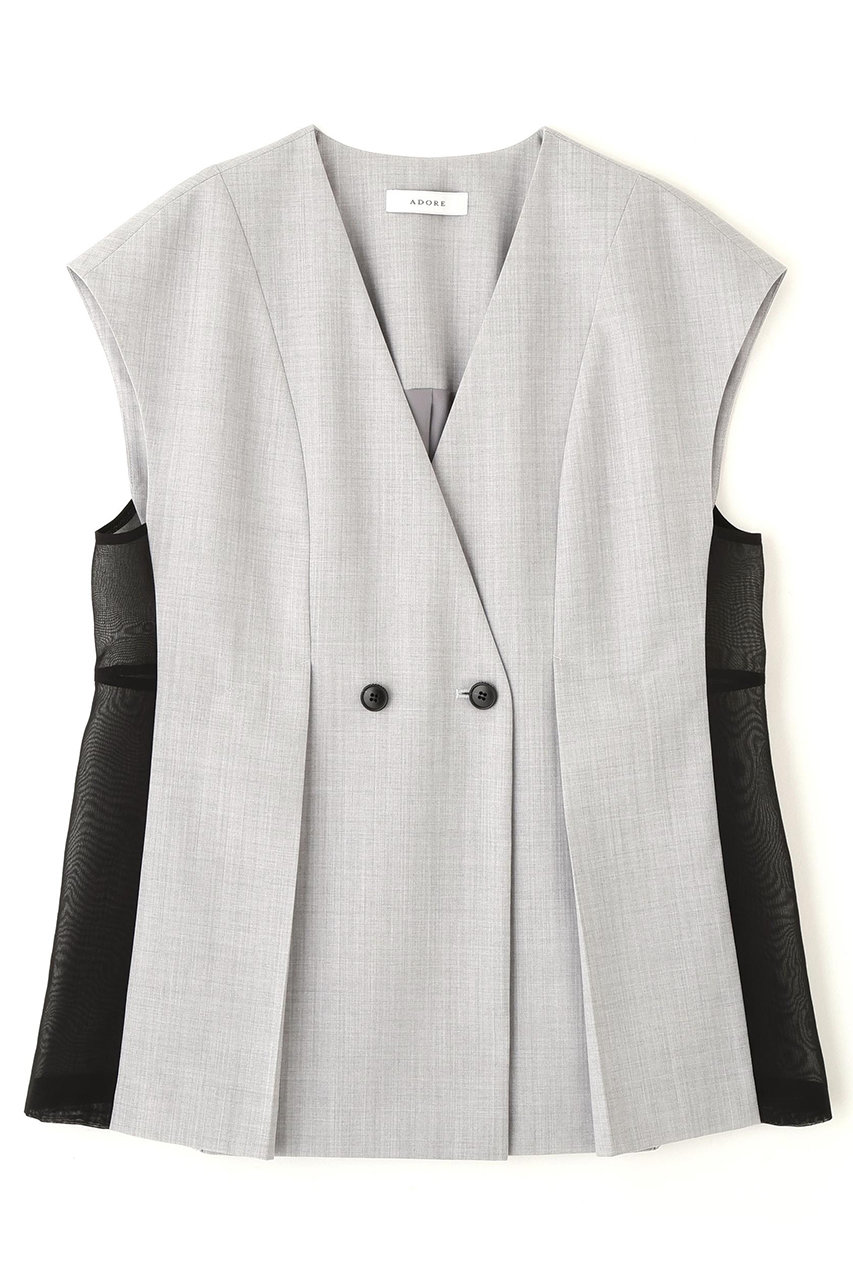 アドーア/ADOREの【予約販売】スマートトロピカルブラウス(グレー/5316110110)