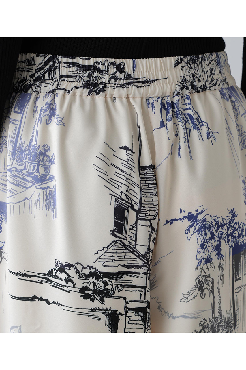 ADORE(アドーア)｜【予約販売】サウダージプリントパンツ/ブラック の