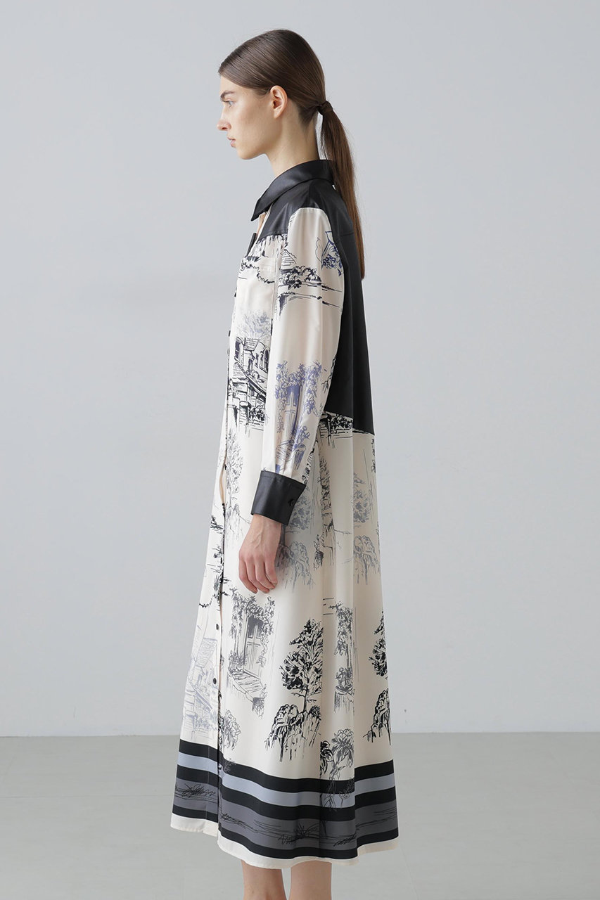 ADORE(アドーア)｜【予約販売】サウダージプリントワンピース/ブラック