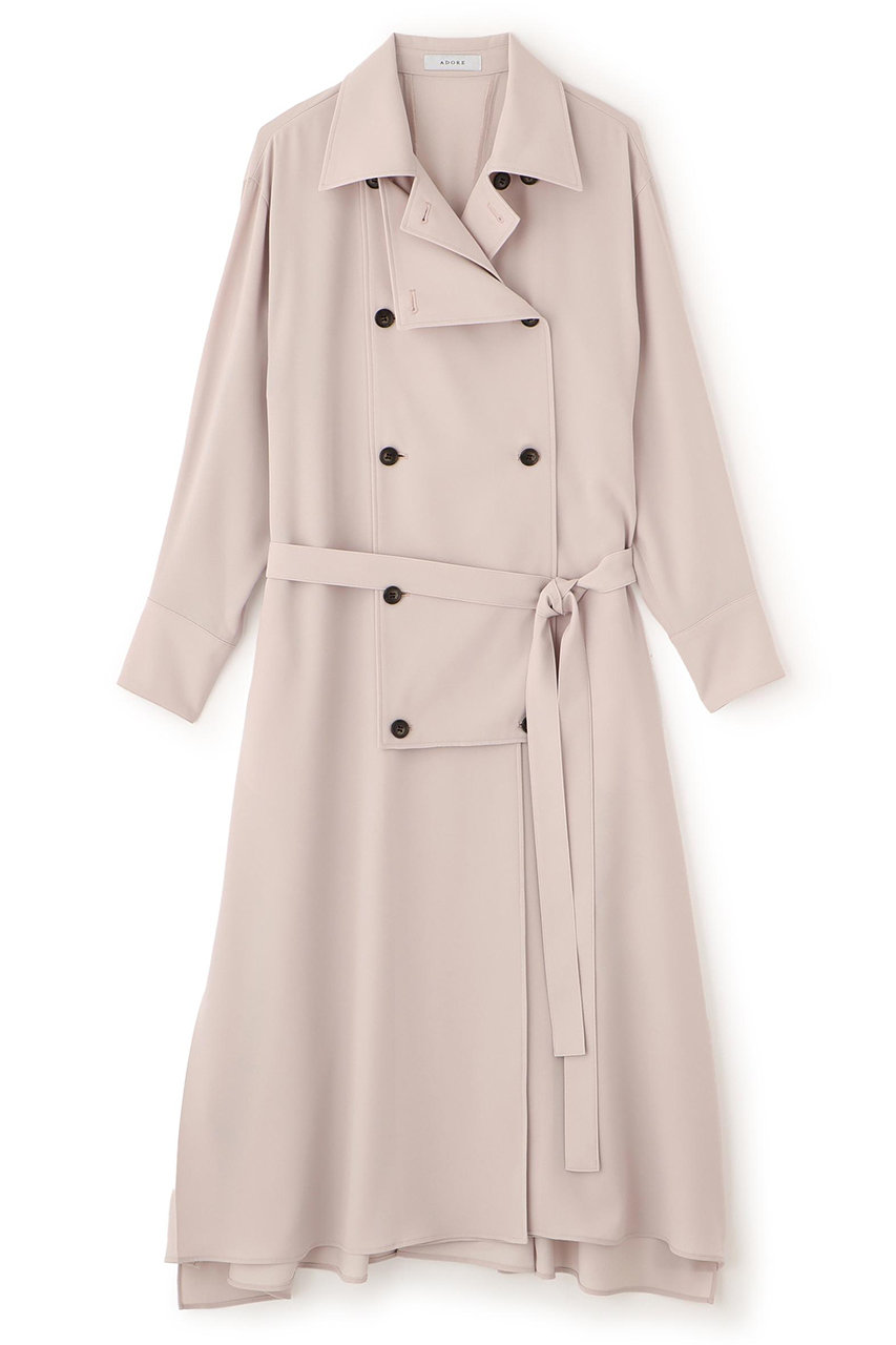 ADORE(アドーア)｜【予約販売】ドビークロスワンピース/ベージュ の