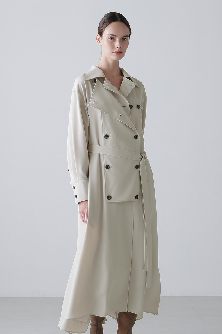 ADORE(アドーア)｜【予約販売】ドビークロスワンピース/ベージュ の