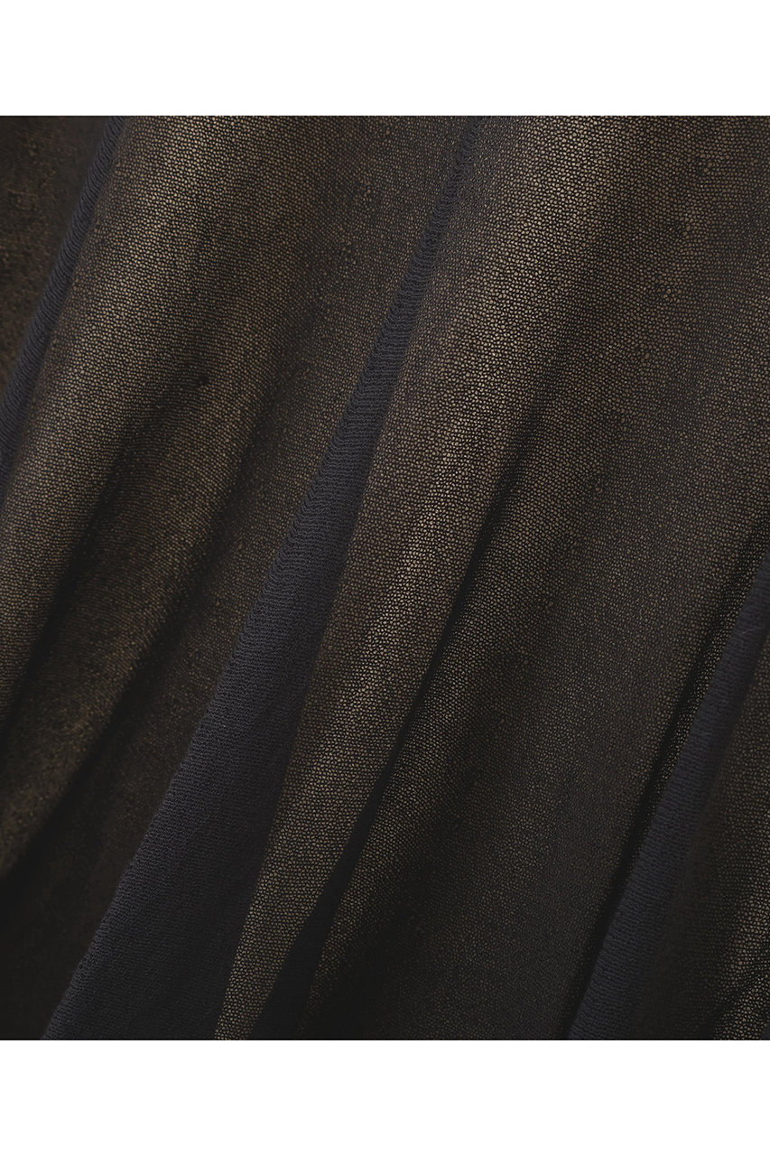 ADORE(アドーア)｜【予約販売】シアーレイヤードニット/ブラック の