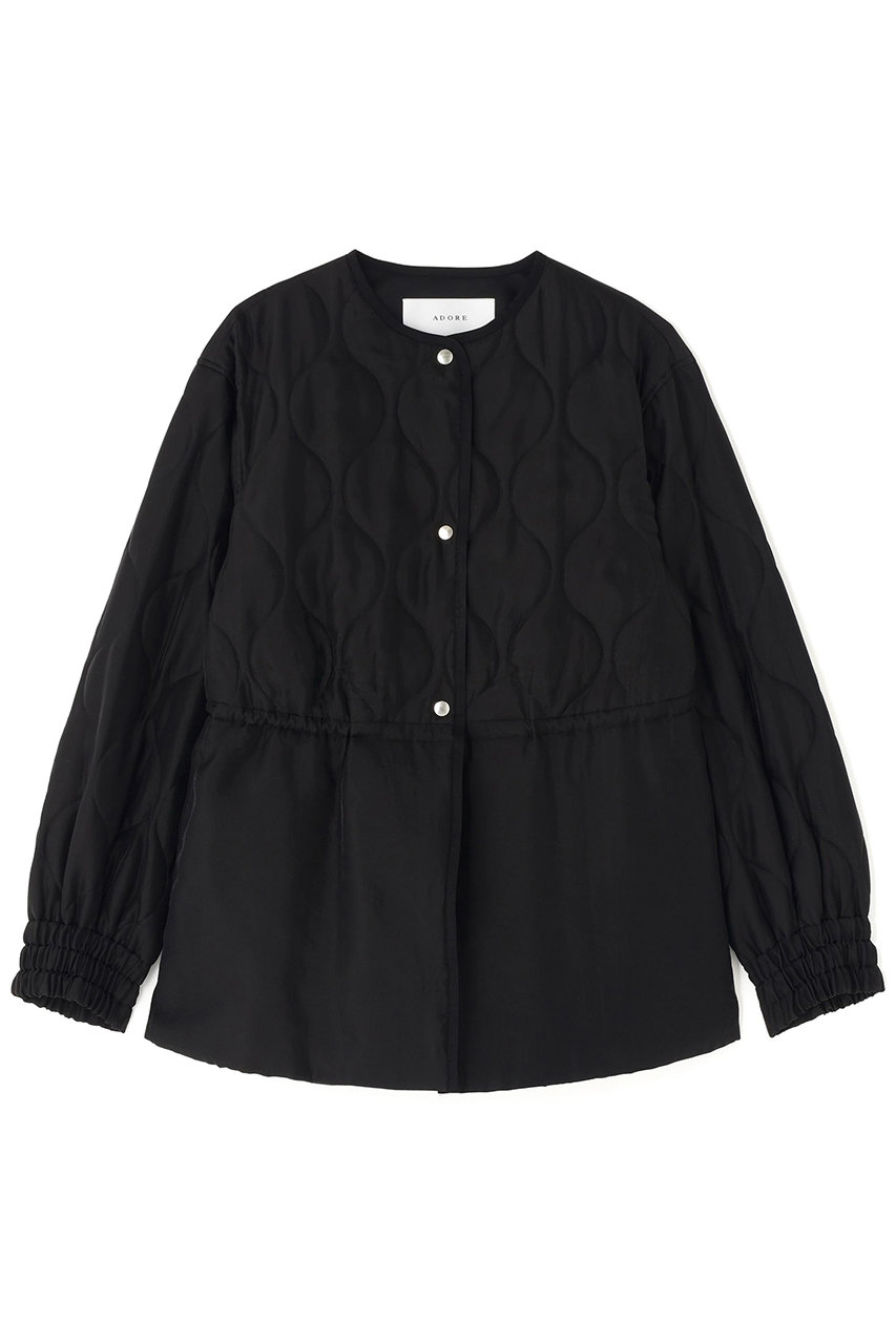 アドーア/ADOREのシアーキルティングコート(ブラック/5315252001)