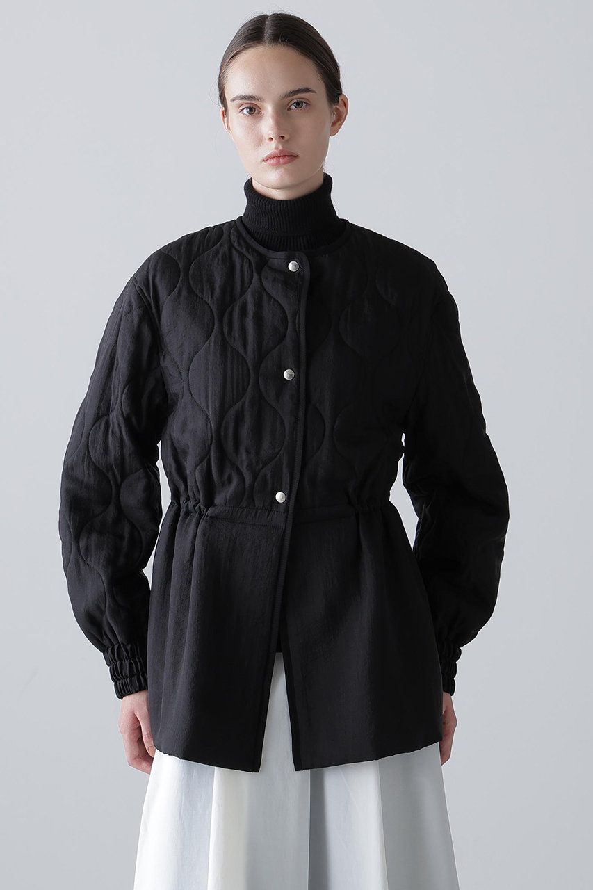 アドーア（ADORE）/シアーキルティングコート ADORE(アドーア)｜シアーキルティングコート/ブラック の通販