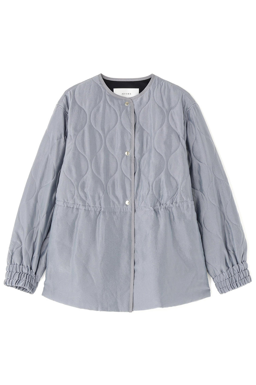 アドーア/ADOREのシアーキルティングコート(ブルー/5315252001)