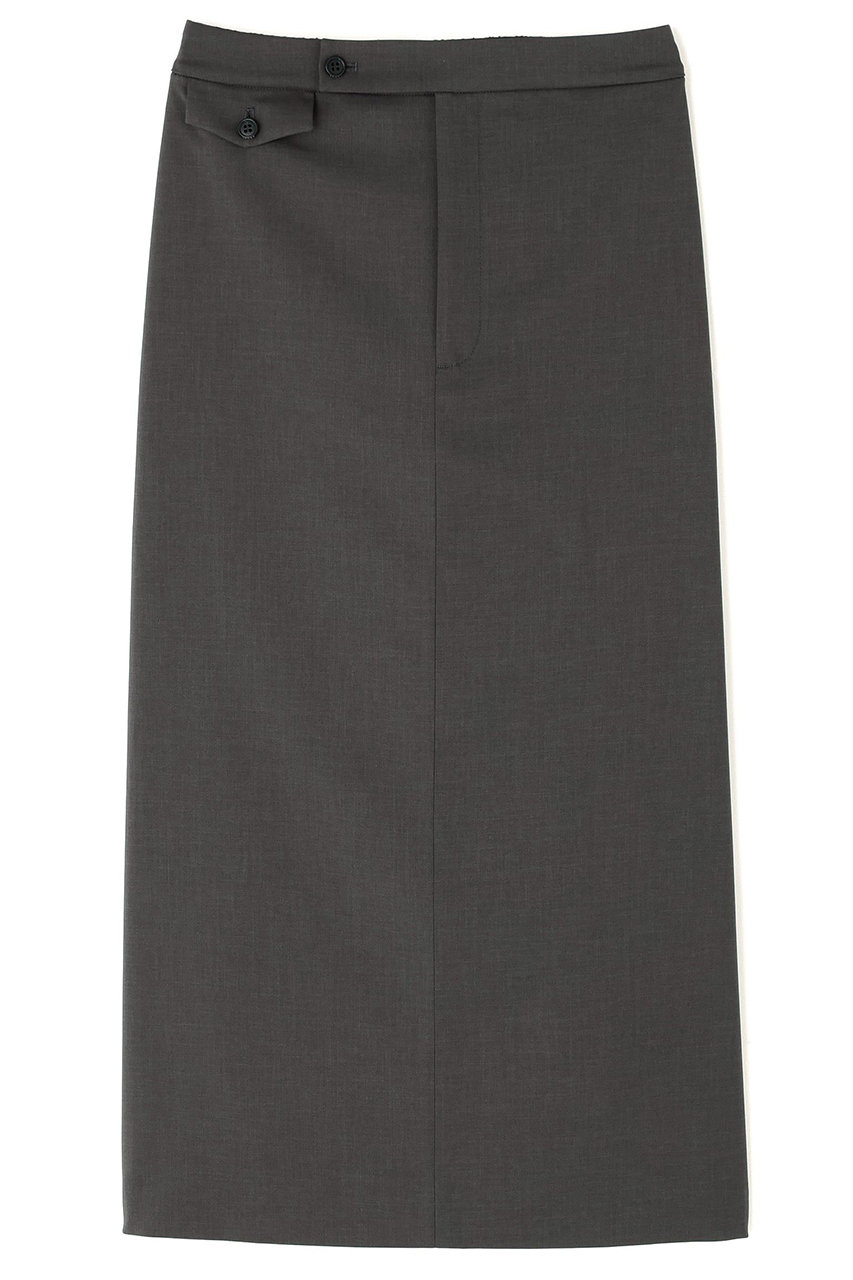 ADORE(アドーア)｜マニッシュクロススカート/グレー の通販｜ELLESHOP