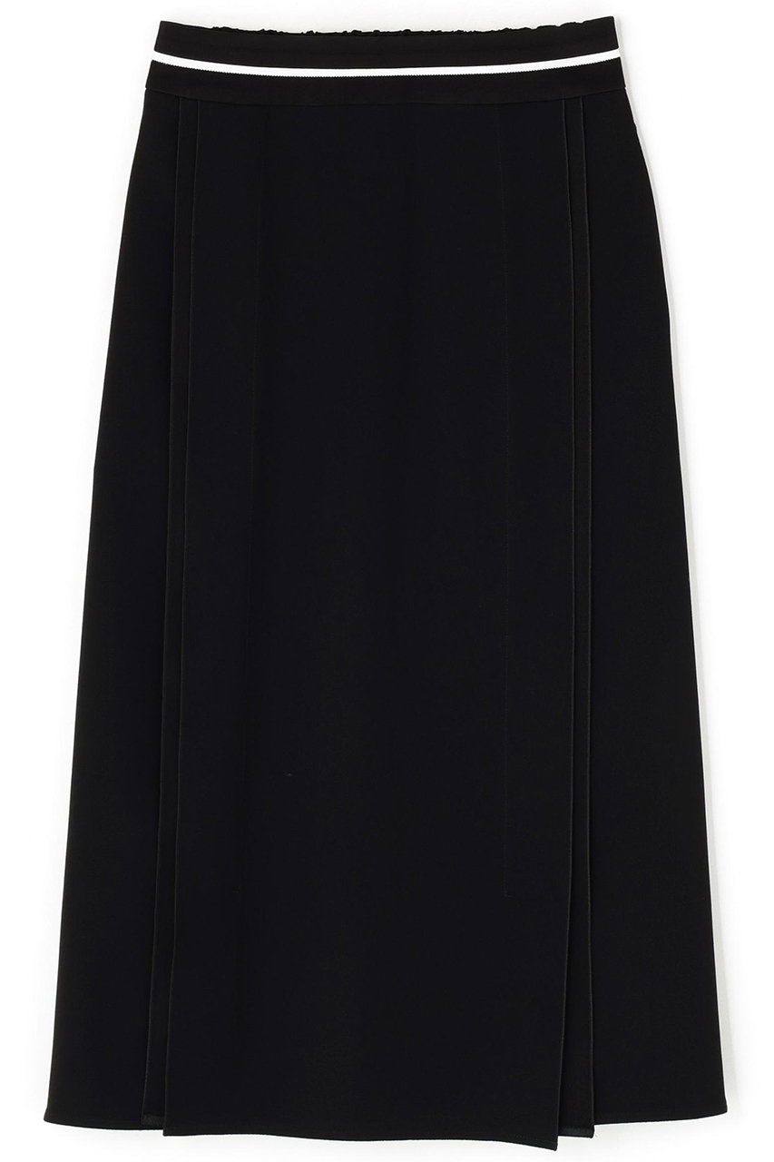 ADORE(アドーア)｜バックサテンジョーゼットスカート/ブラック の通販