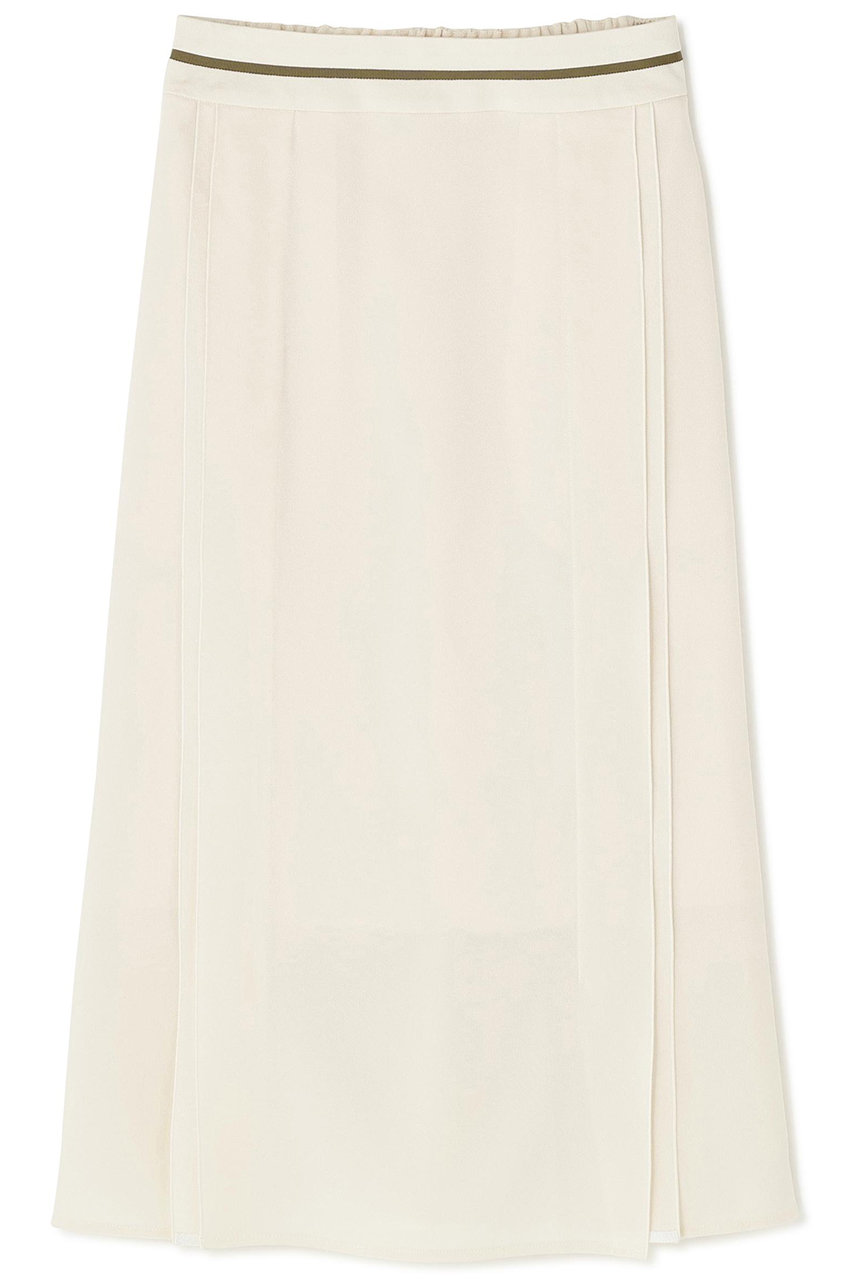 アドーア/ADOREのバックサテンジョーゼットスカート(ホワイト/5315220200)