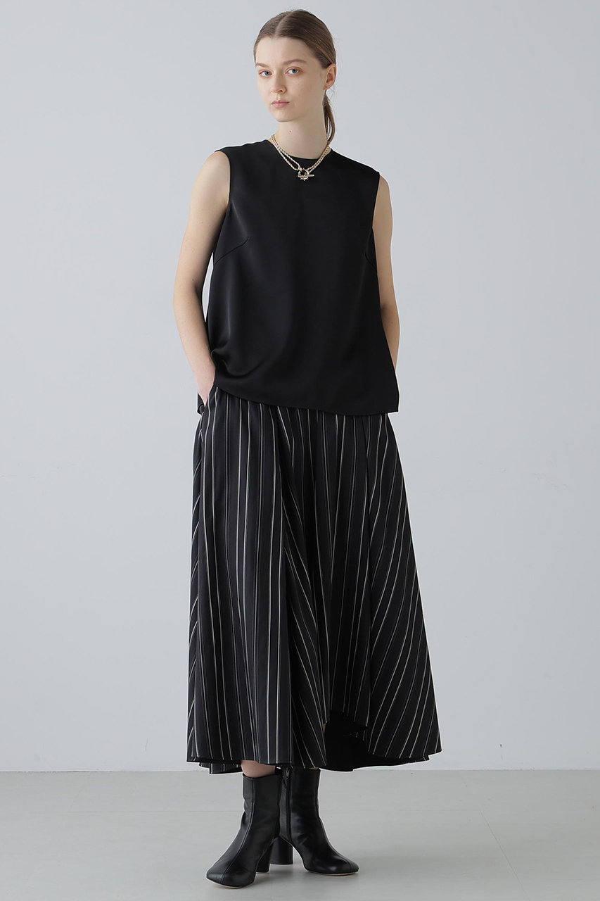 ADORE(アドーア)｜【予約販売】ダルサテンブラウス/ブラック の通販