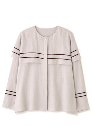 アドーア/ADOREの【予約販売】ラインエンブロイダリーブラウス(110400/110403)