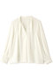 【予約販売】バックサテンジョーゼットブラウス アドーア/ADORE ホワイト