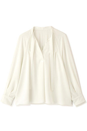 アドーア/ADOREの【予約販売】バックサテンジョーゼットブラウス(110400/110403)