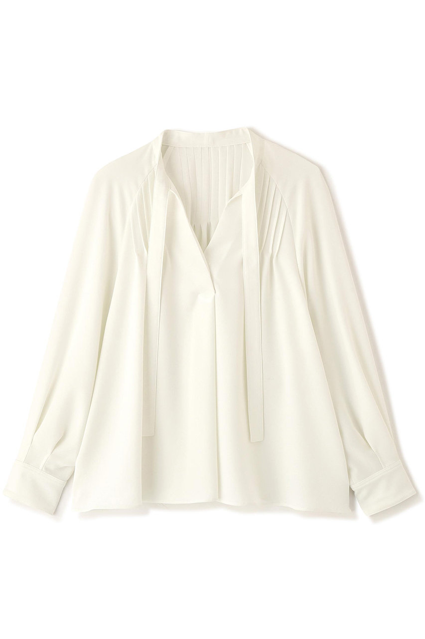 アドーア/ADOREの【予約販売】バックサテンジョーゼットブラウス(ホワイト/5316110228)