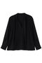 バックサテンジョーゼットブラウス アドーア/ADORE ブラック