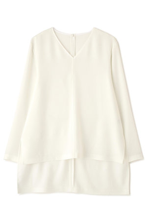 アドーア/ADOREの【予約販売】バックサテンジョーゼットＶネック(110400/110403)