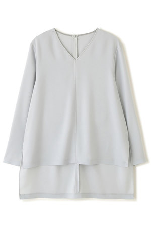 アドーア/ADOREの【予約販売】バックサテンジョーゼットＶネック(110400/110403)