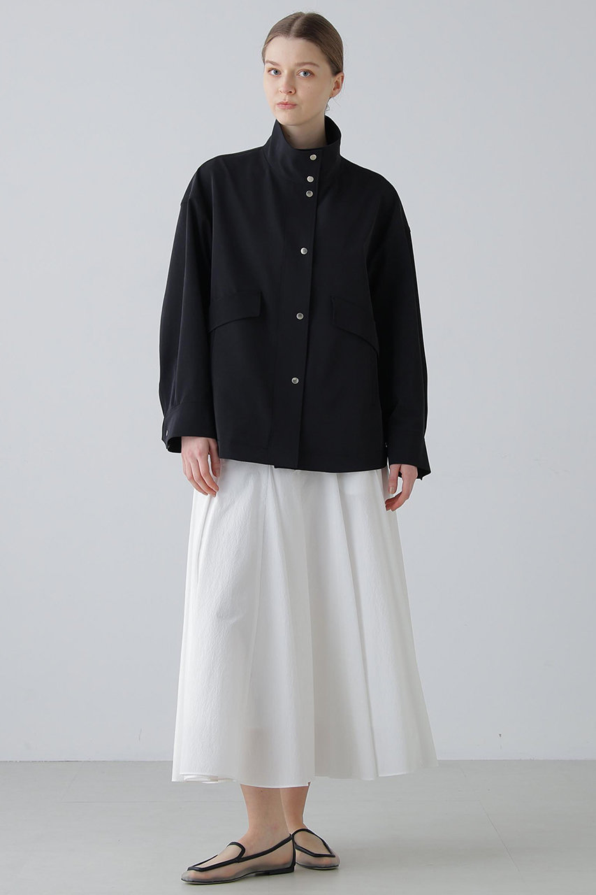 ADORE(アドーア)｜ペーパーライクナイロンスカート/ホワイト の通販