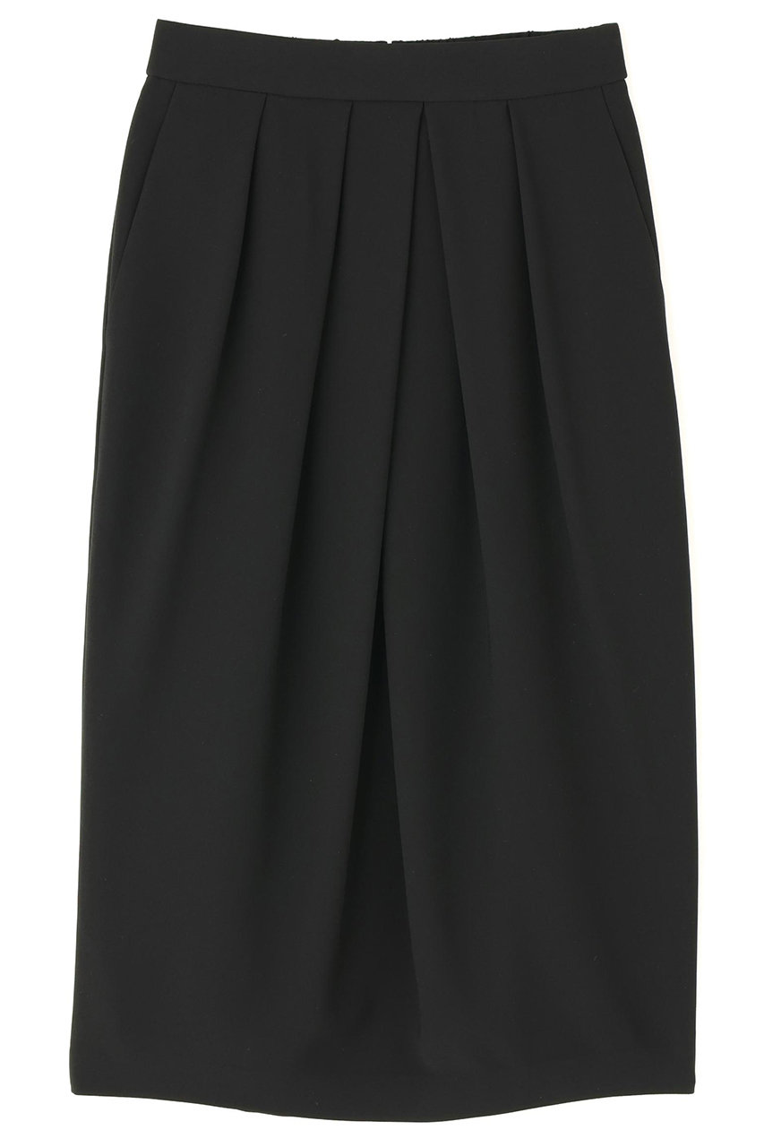 アドーア/ADOREのバックサテンジョーゼットスカート(ブラック/5316120228)