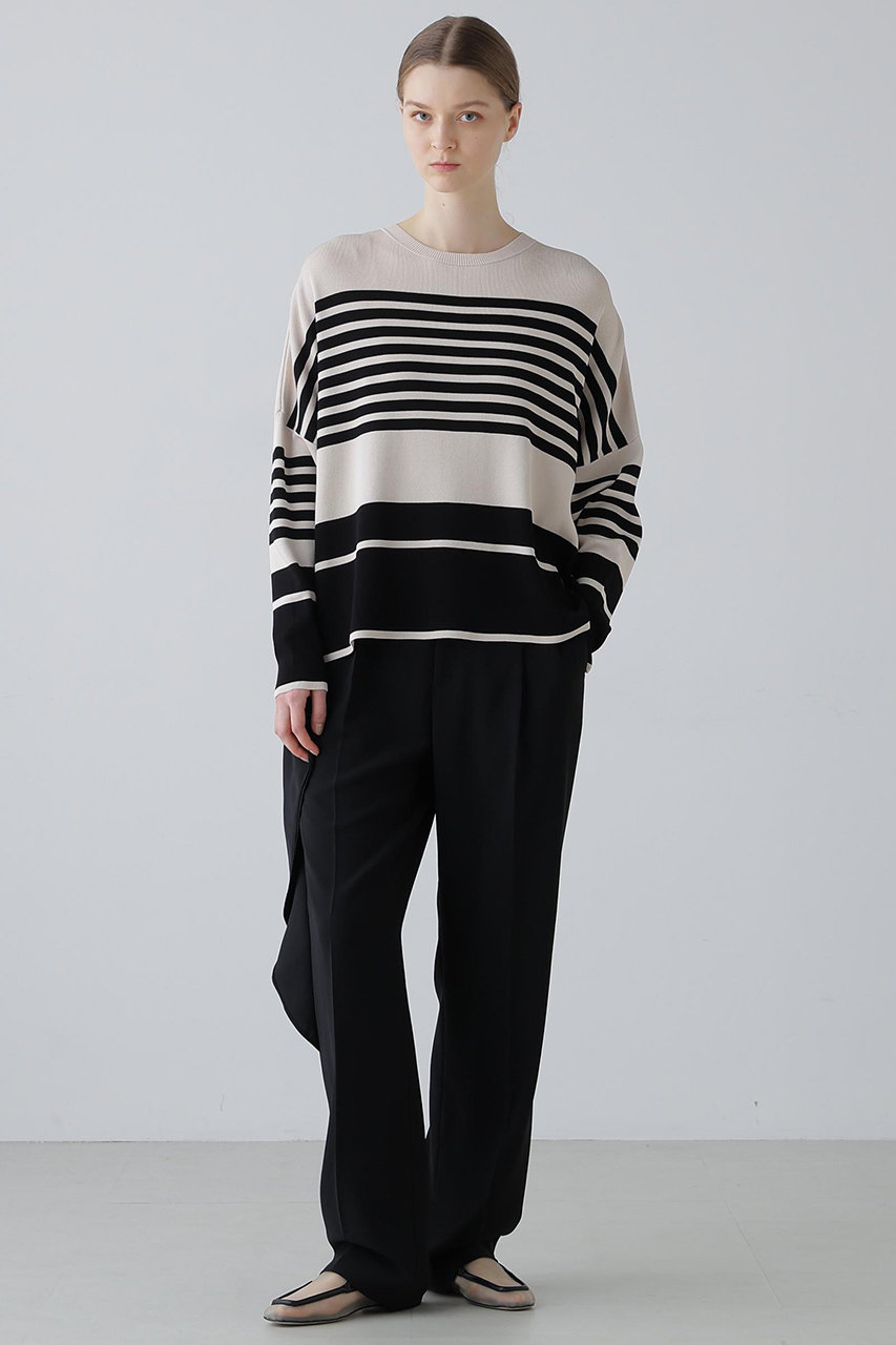 ADORE(アドーア)｜【予約販売】バックサテンジョーゼットパンツ