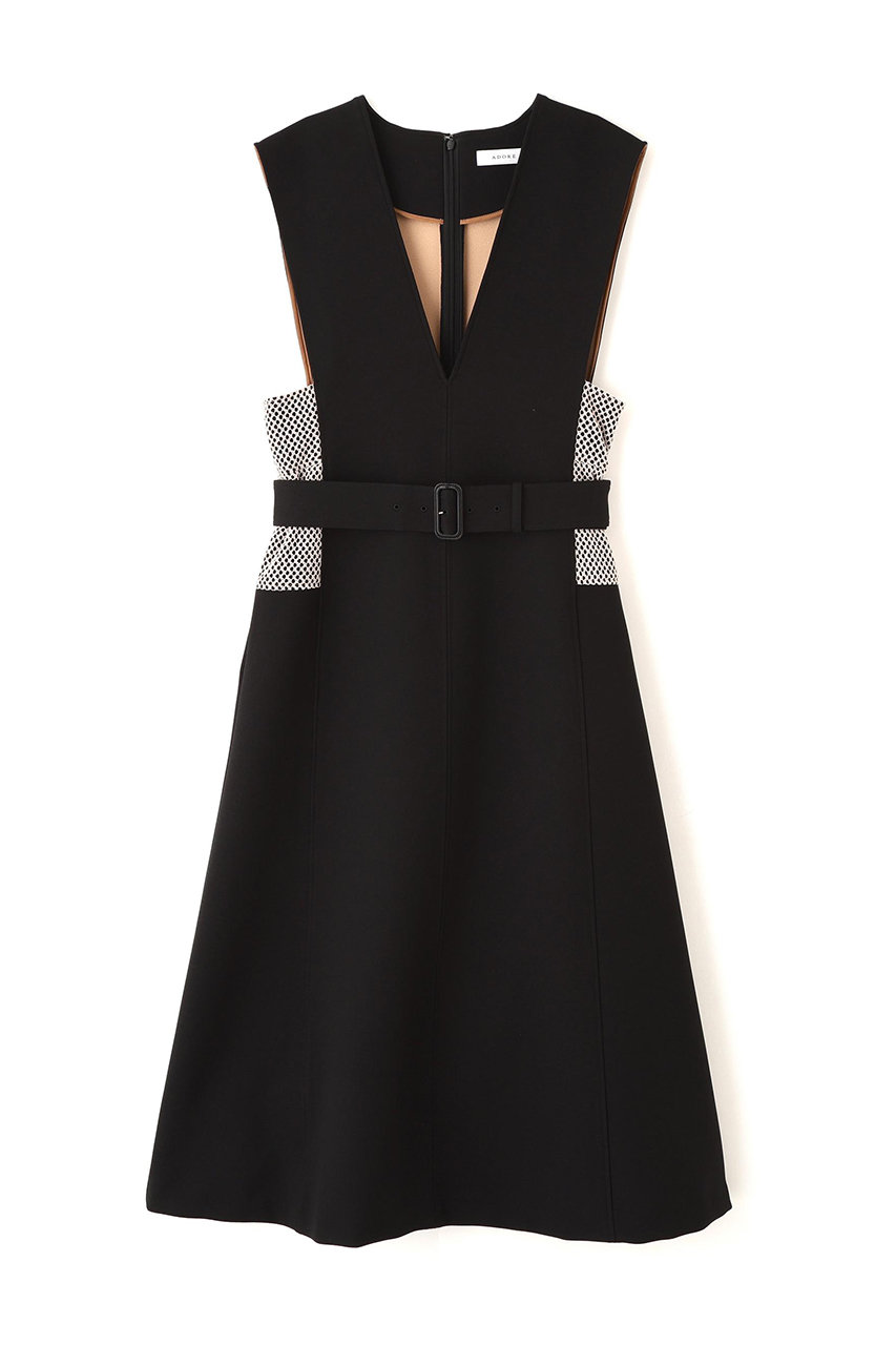 アドーア/ADOREのバイカラーボンディングワンピース(ブラック/5316140200)