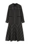 マルチストライプジャガードワンピース アドーア/ADORE ブラック