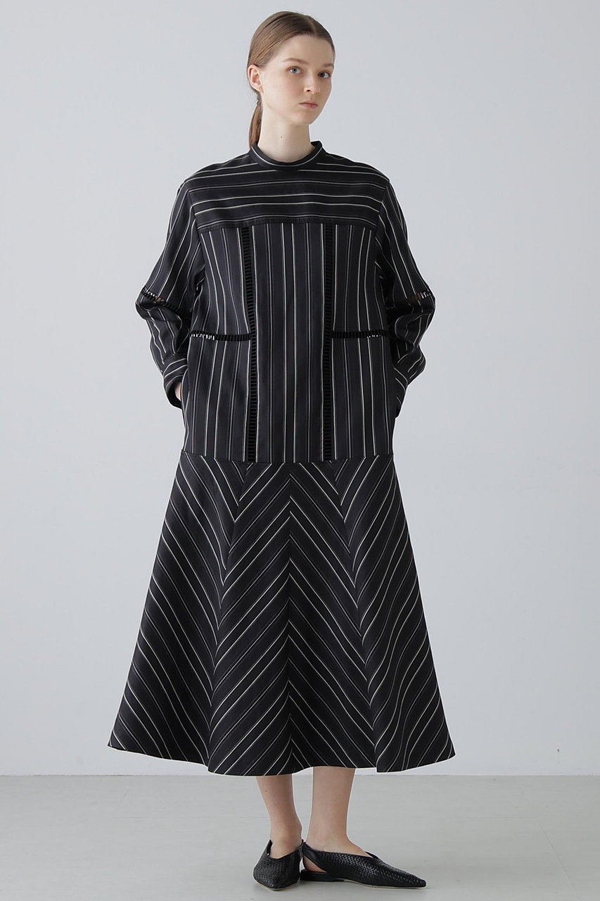 ADORE(アドーア)｜【予約販売】マルチストライプジャガードワンピース