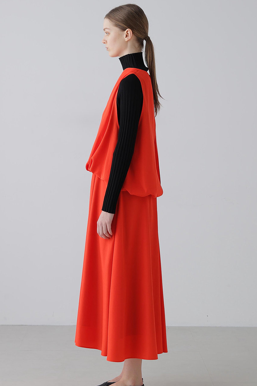 ADORE(アドーア)｜【予約販売】シルキークロスワンピース/オレンジ の