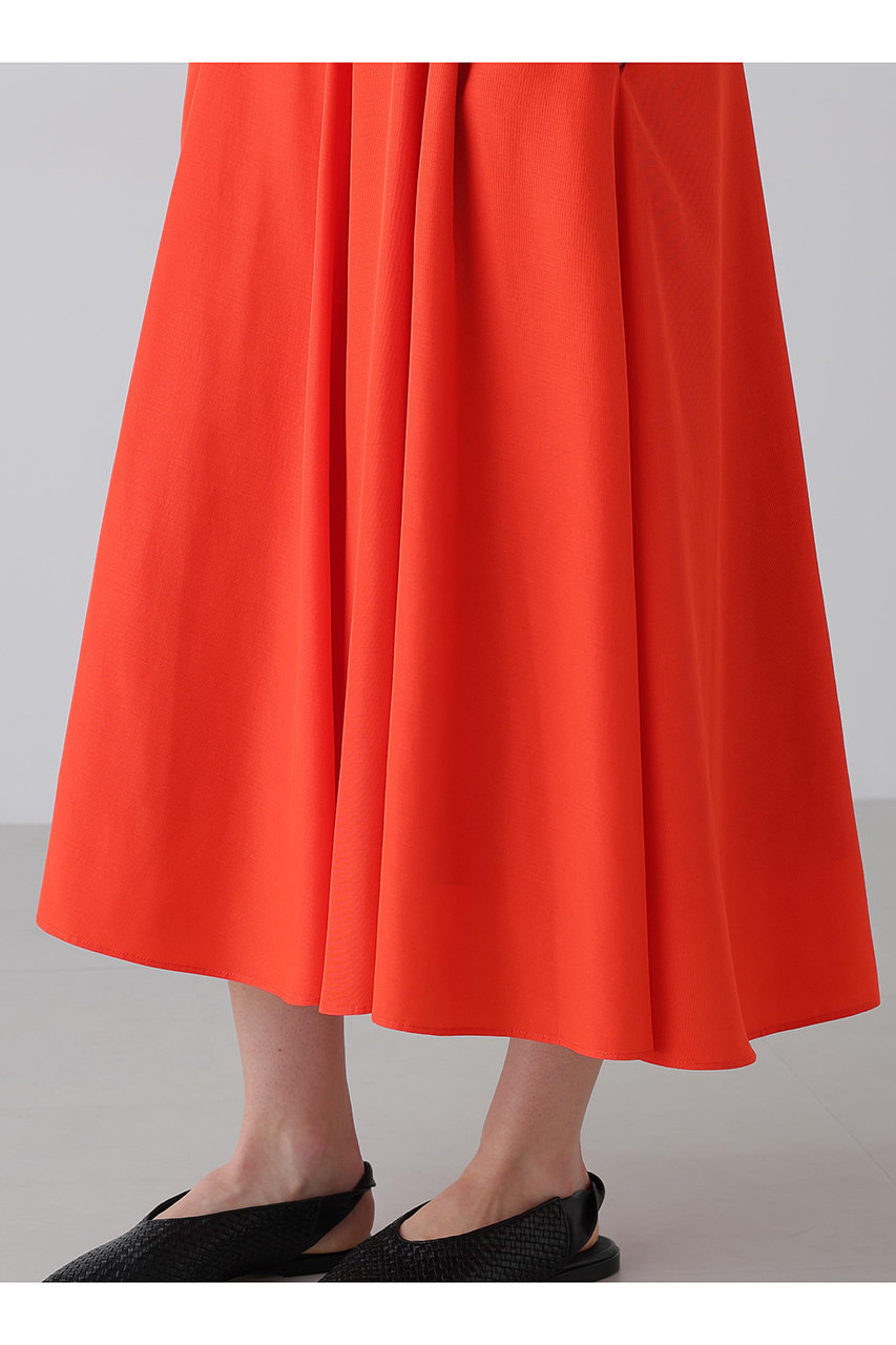 ADORE(アドーア)｜【予約販売】シルキークロスワンピース/オレンジ の