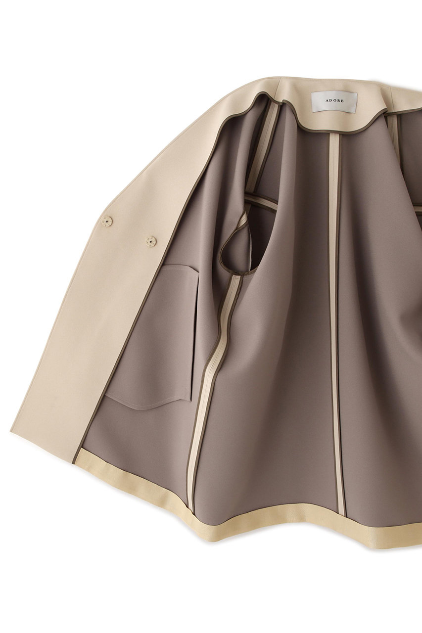 ADORE(アドーア)｜【予約販売】バイカラーボンディングジャケット