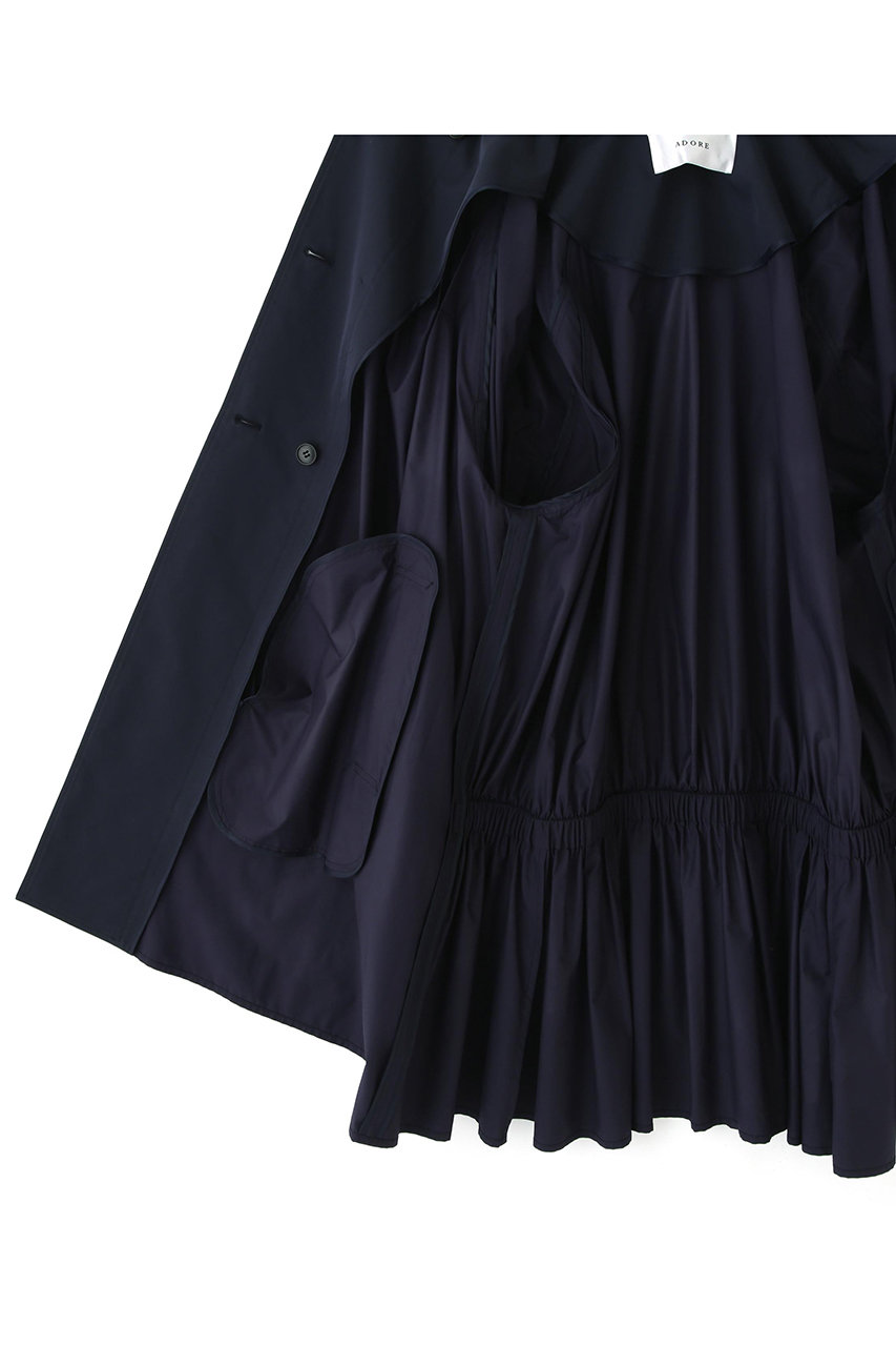 ADORE(アドーア)｜【予約販売】パウダータフタジャケット/ネイビー の